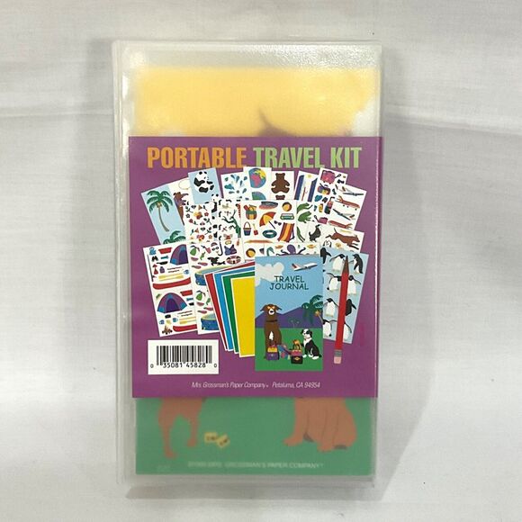 Mrs. Grossman’s Travel Kit Vintage Stickers Scrapbook Vacation 1998 Journal - Picture 3 of 4